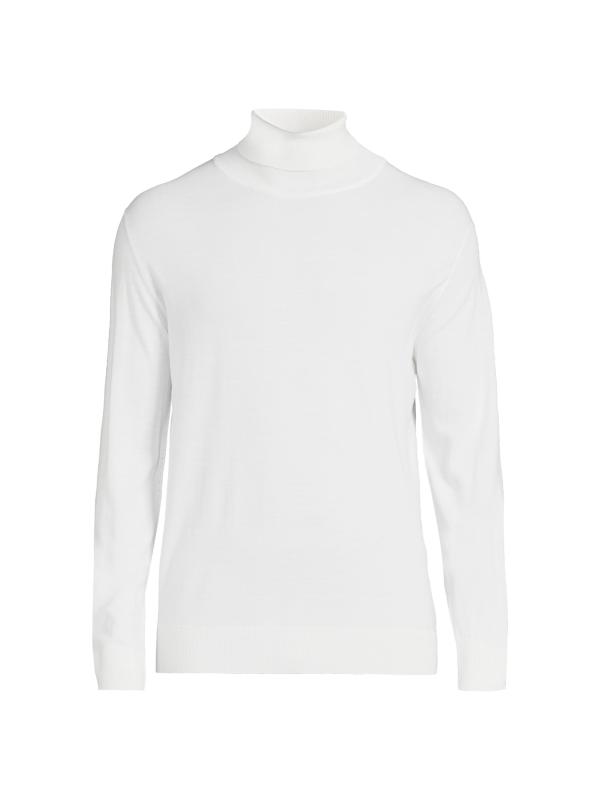 سترة من الصوف بياقة عالية