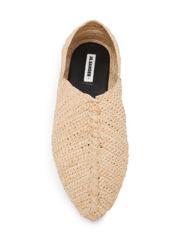 サンダル・ミュール JIL SANDER Raffia Slippers 大人のサンダル】夏らしい涼しげな「ジル サンダー＋」の