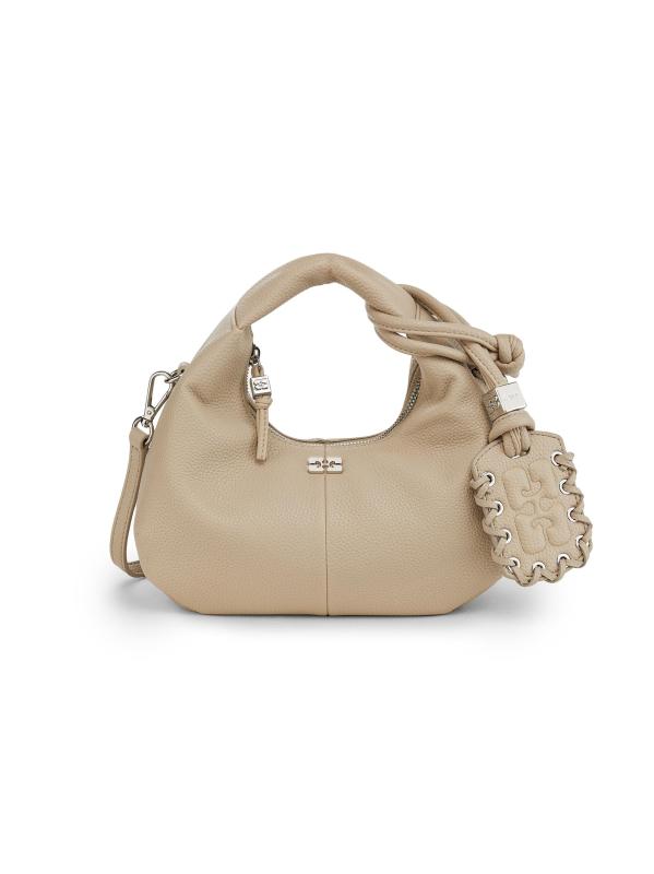 حقيبة هوبو من الجلد المنقوش