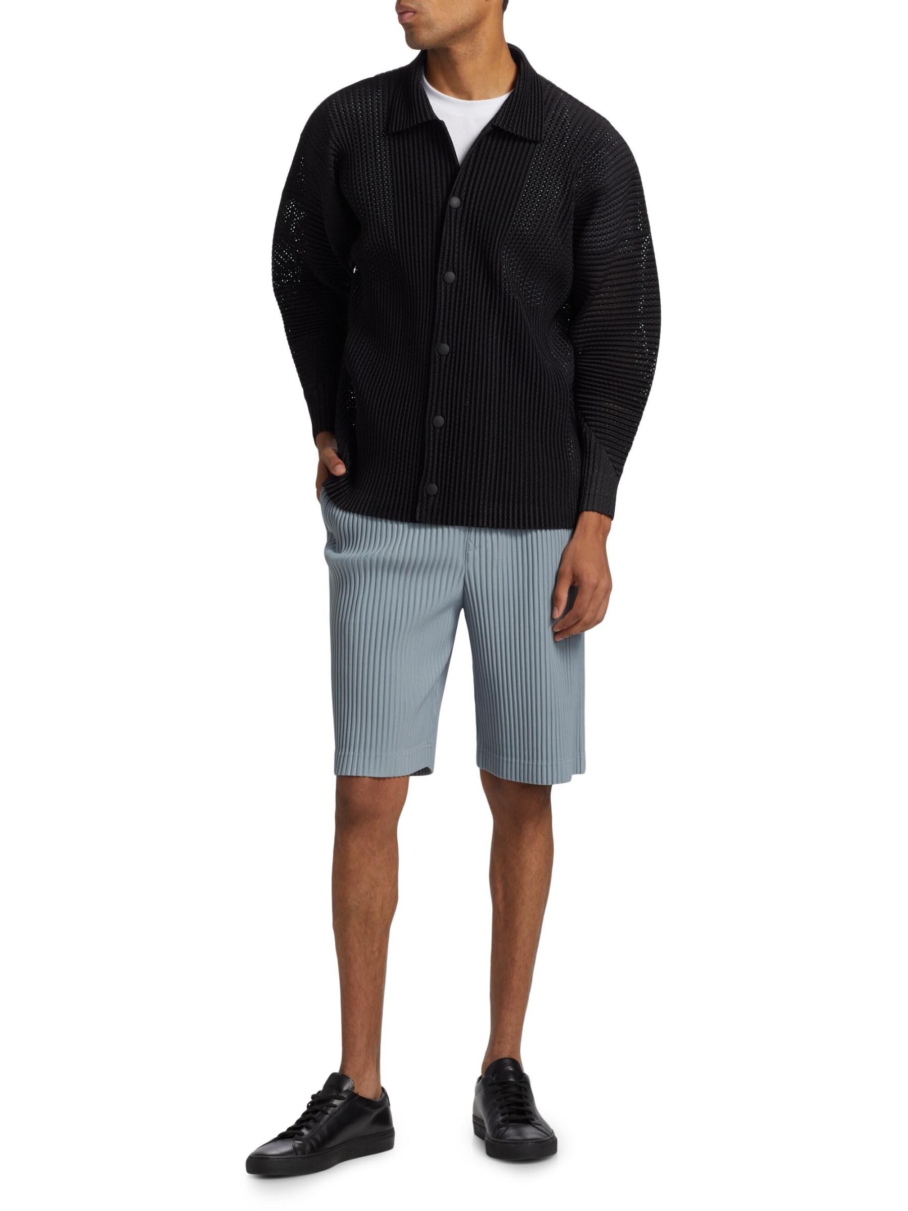 Homme Plissé Issey Miyake - プリーツショーツ をオンライン