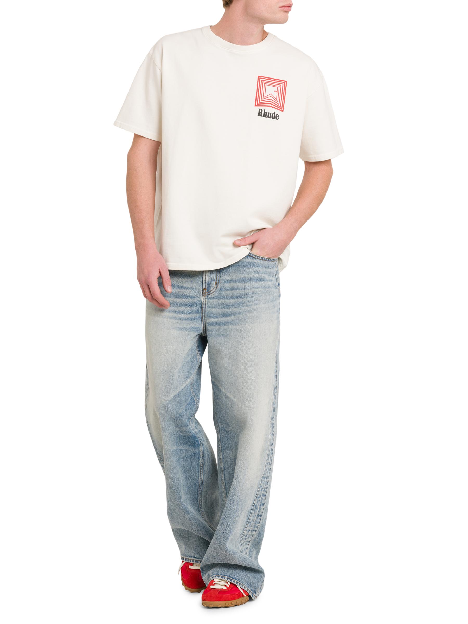 送料関税込み RHUDE シェブロンTシャツ RHUDE シェブロン Tシャツ | ホワイト | FARFETCH JP