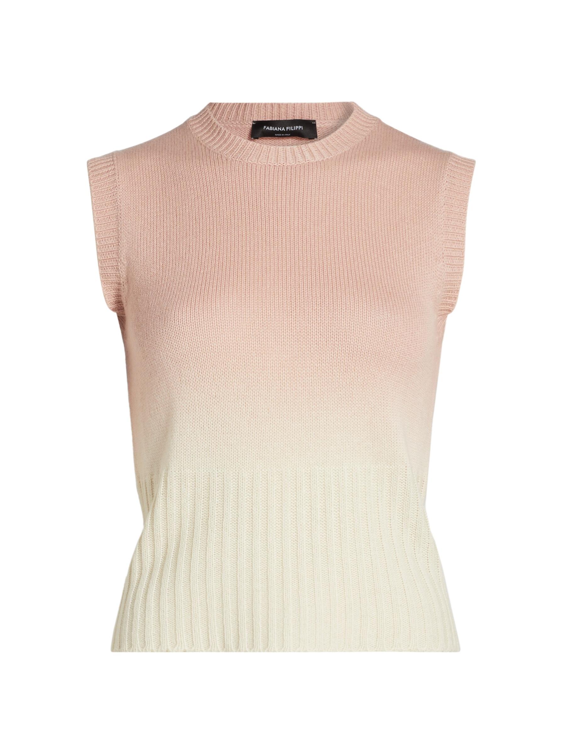 Shop Fabiana Filippi - Faded Ombré Crop Vest | Saks Fifth