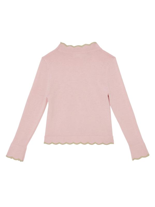 #2: بلوزة سكاي واي من الصوف المحبوك من ليتل جيرلز آند جيرلز - وردي