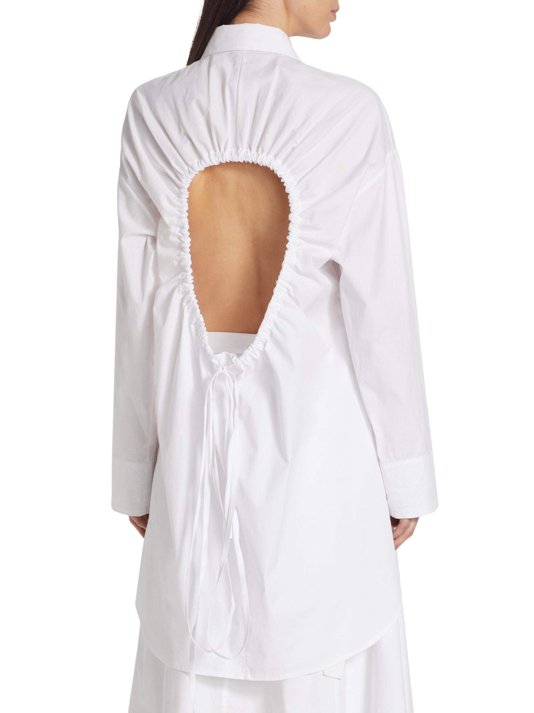 Proenza Schouler White Label - コットンポプリンミニシャツ