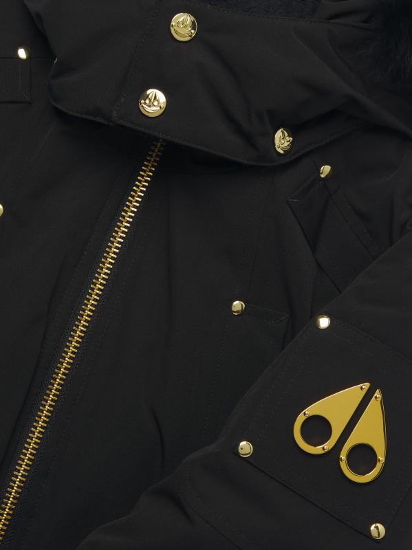 #3: جاكيت داون بومبر للفتيات الصغيرات والفتيات - أسود