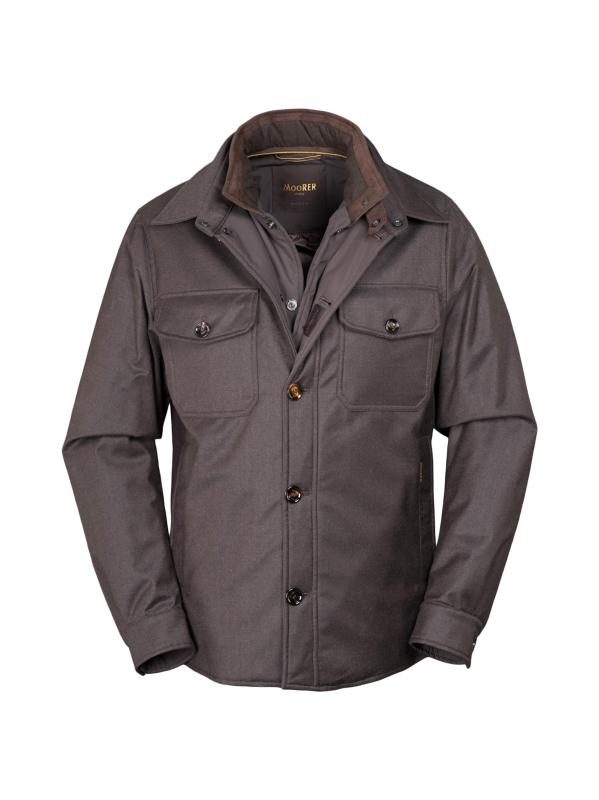 جاكيت تيشيرت بطبقتين من مزيج الصوف والكشمير من دوينو