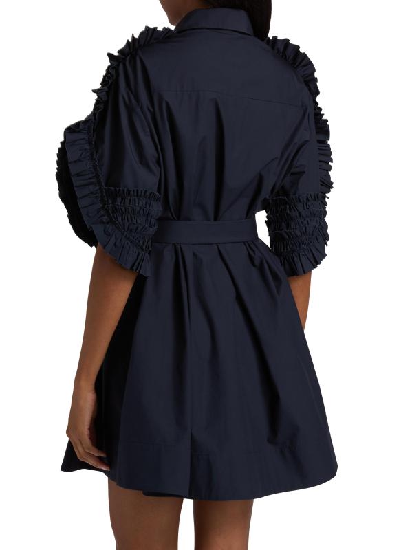 #4: قميص جيدني سبيرال مكشكش صغير - الياقوت العميق