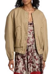 新作*DRIES VAN NOTEN* コットンポプリンボンバージャケット Dries Van Noten 】メンズ刺しゅう入りボンバージャケット