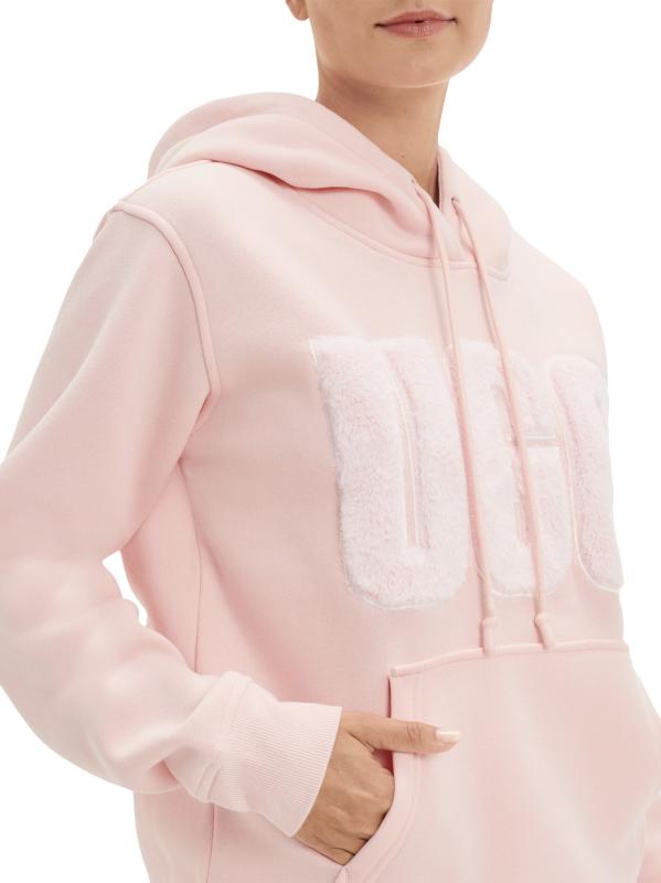 Shop UGG - Fuzzy Logo Hoodie | Saks Fifth Avenue Saks Fifth