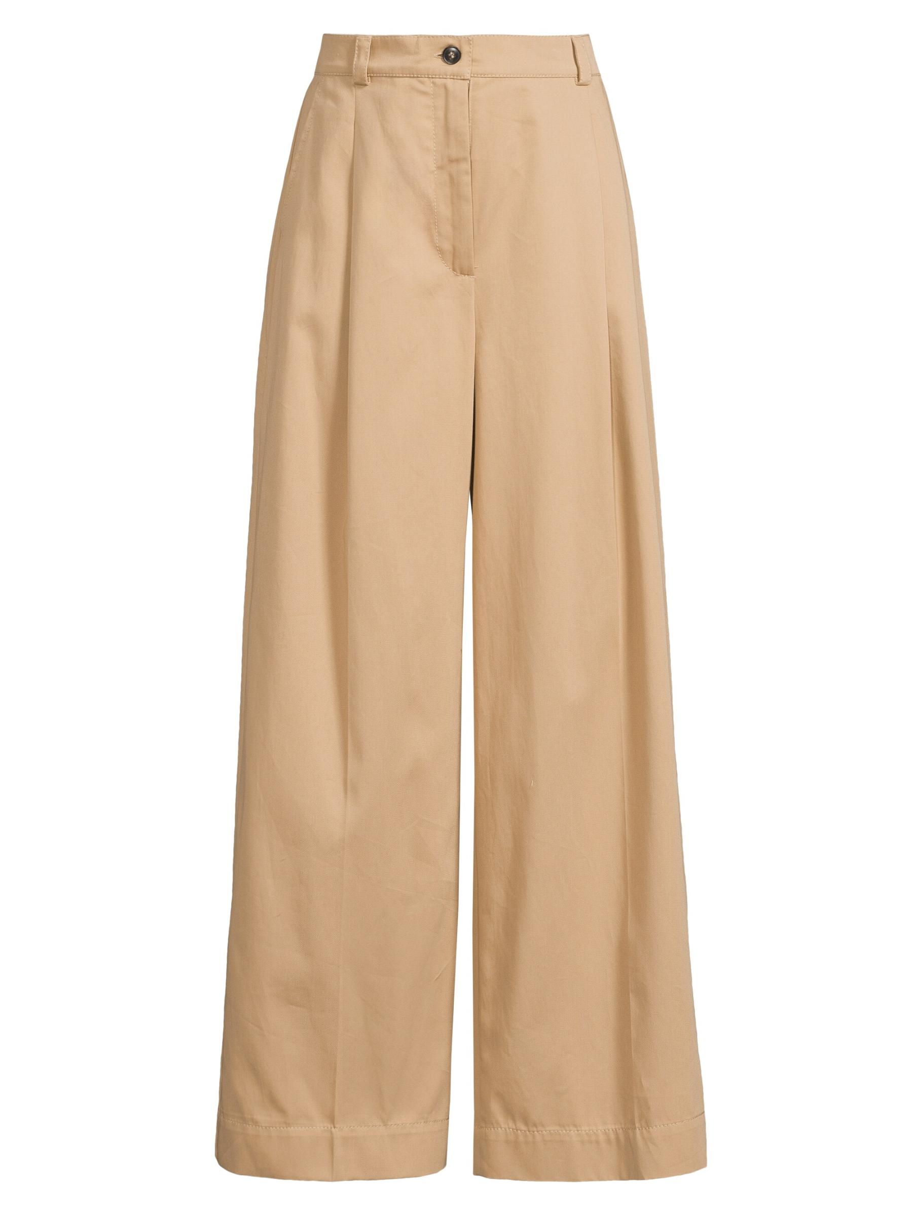 Weekend Max Mara - ネビー・コットン・ワイドパンツ を