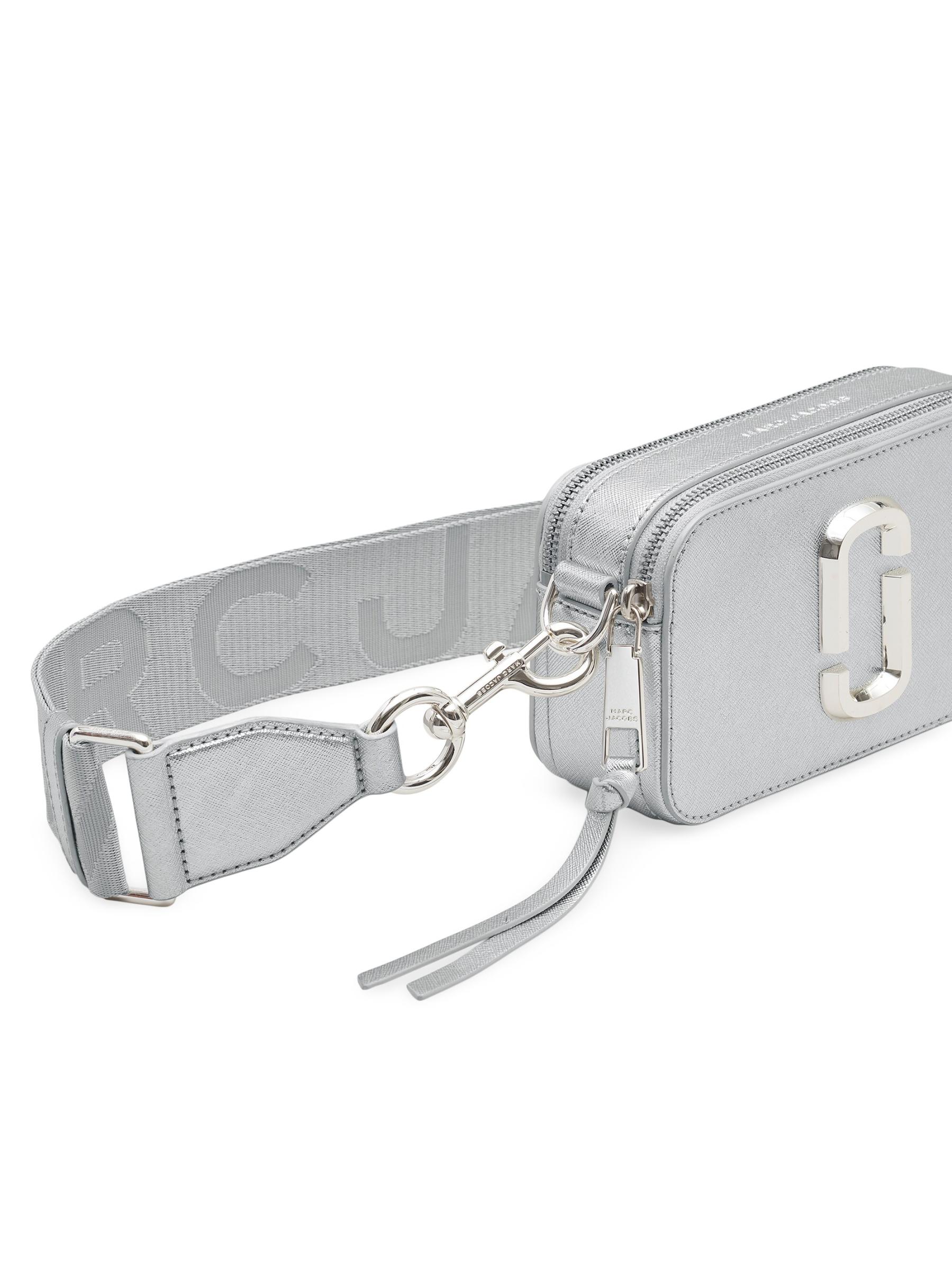追跡あり★Marc Jacobs☆スナップショット クロスボディ Marc Jacobs - スナップショット・メタリックレザー・クロス