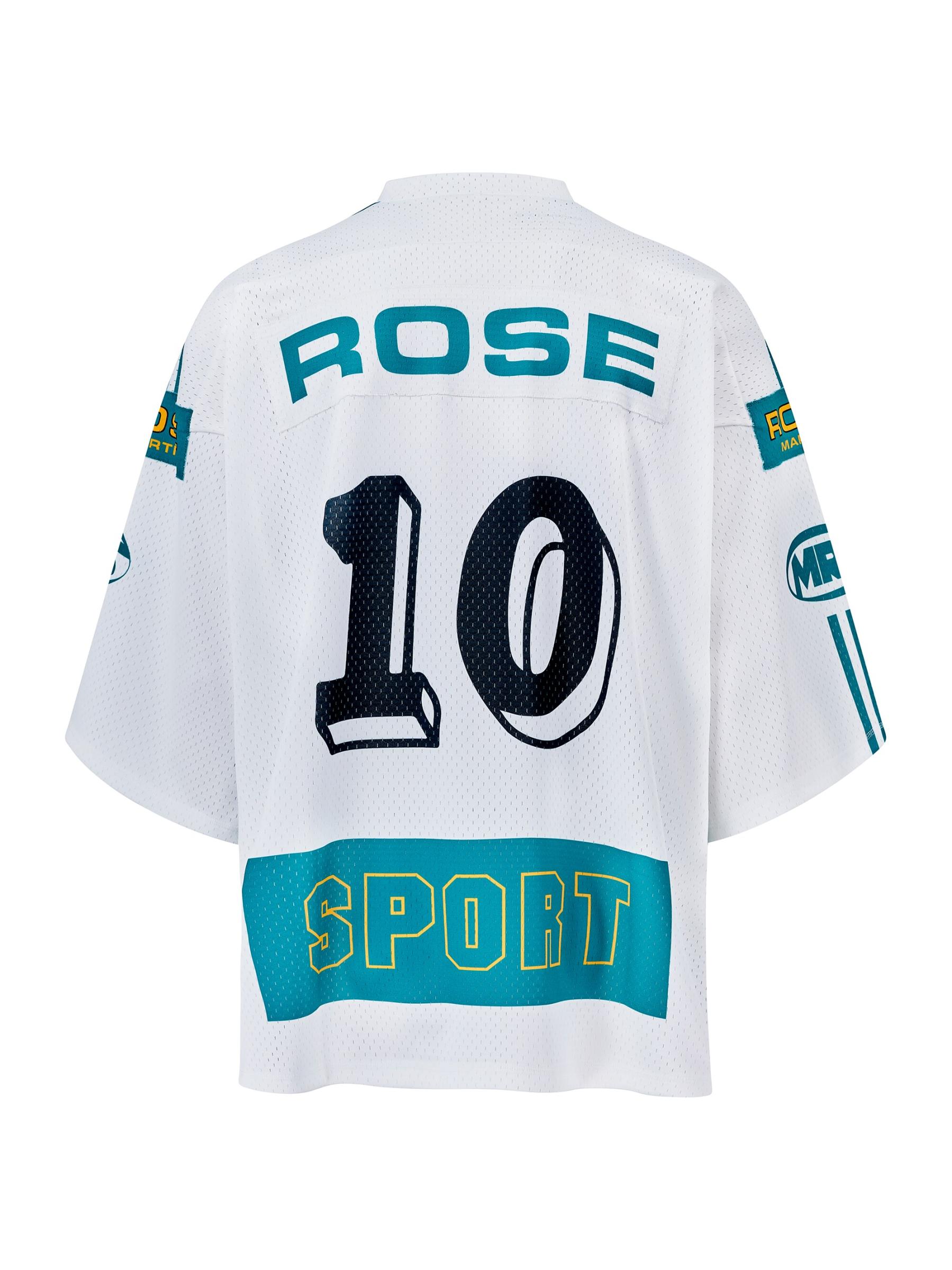 Martine Rose - Printed Football Top - White Faces – Xhibition