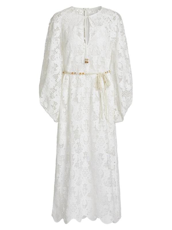 ワンピース ZIMMERMANN COCO LACE MIDI DRESS Shop Zimmermann - Coco Lace Cover-Up Midi-Dress | Saks Fifth