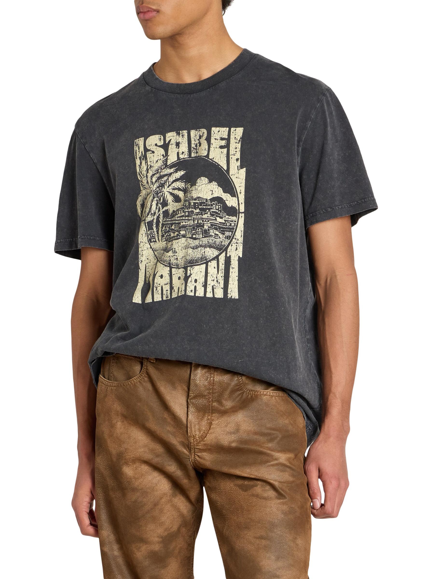 Marant オノレTシャツ Isabel Marant - オノレ ロゴ コットン Tシャツ をオンライン