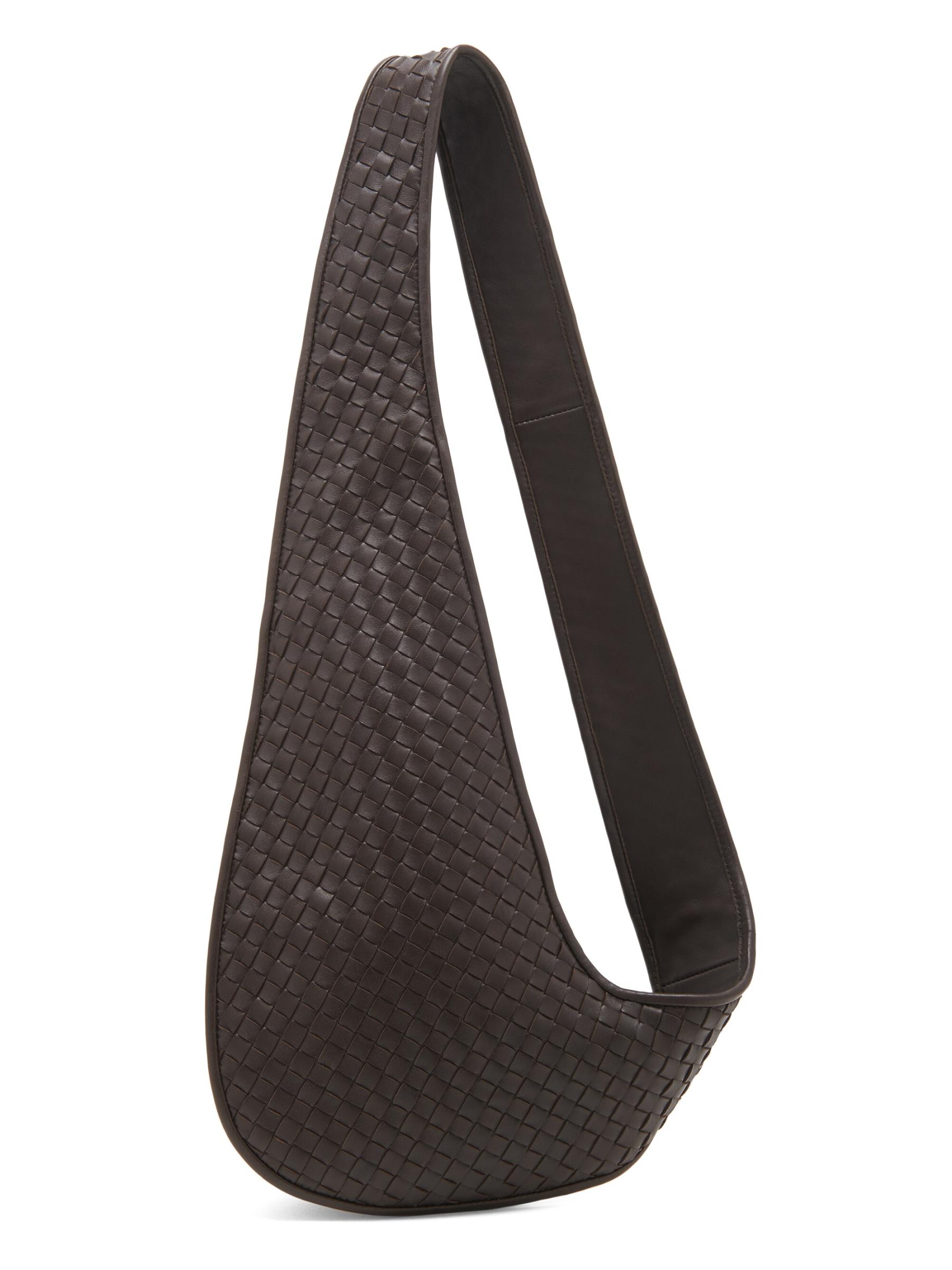 ボッテガ・ヴェネタイントレチャートレザー スリングバッグ BOTTEGA VENETA ボッテガヴェネタ カセット スリングバッグ