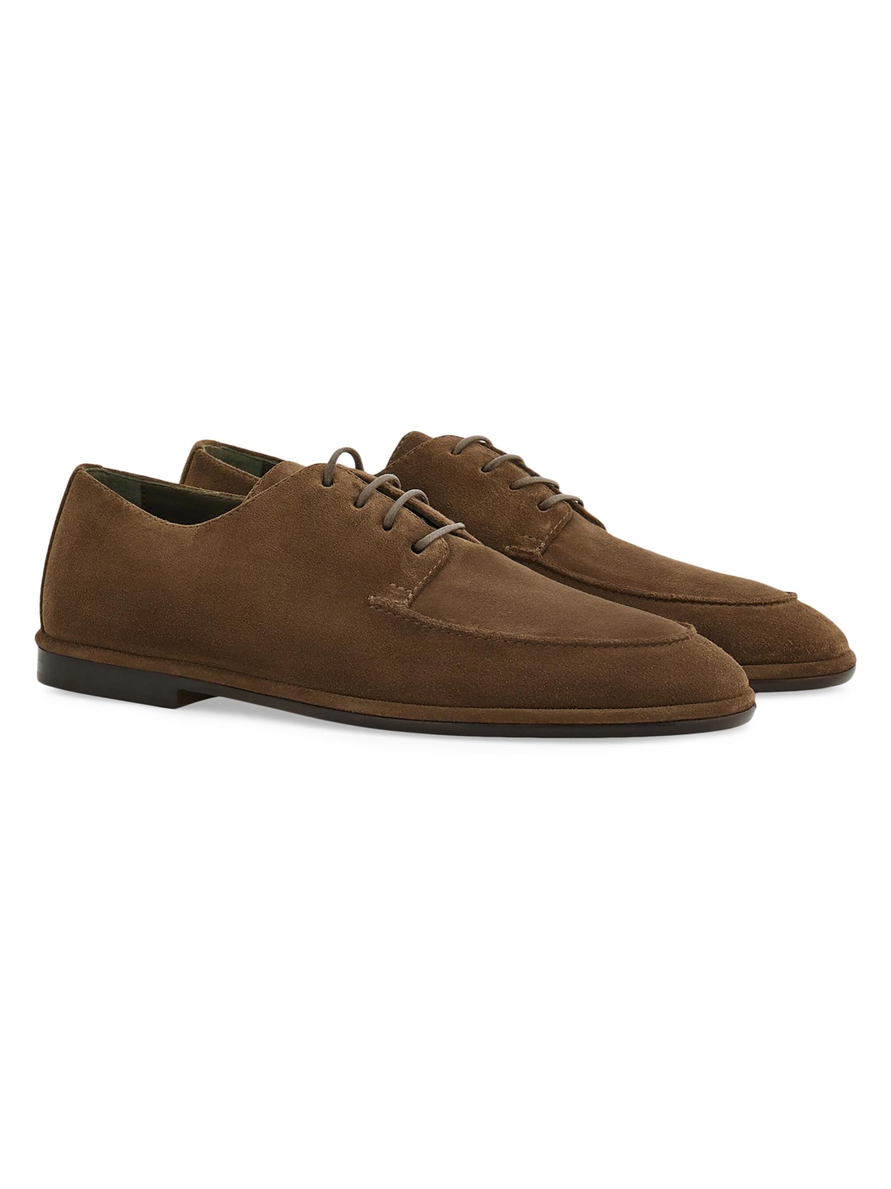 Salvatore Ferragamo スエード レースアップ 革靴 〈403〉