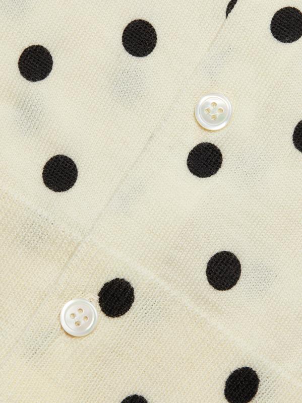 Shop Comme des Garçons - Polka Dot Cardigan | Saks Fifth