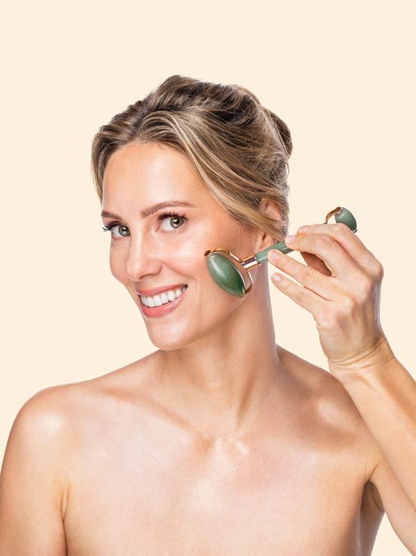 #3: طقم اكتشاف العلاج ثلاثي المعالجة من نانوجولد مع جايد رولر - NO COLOR