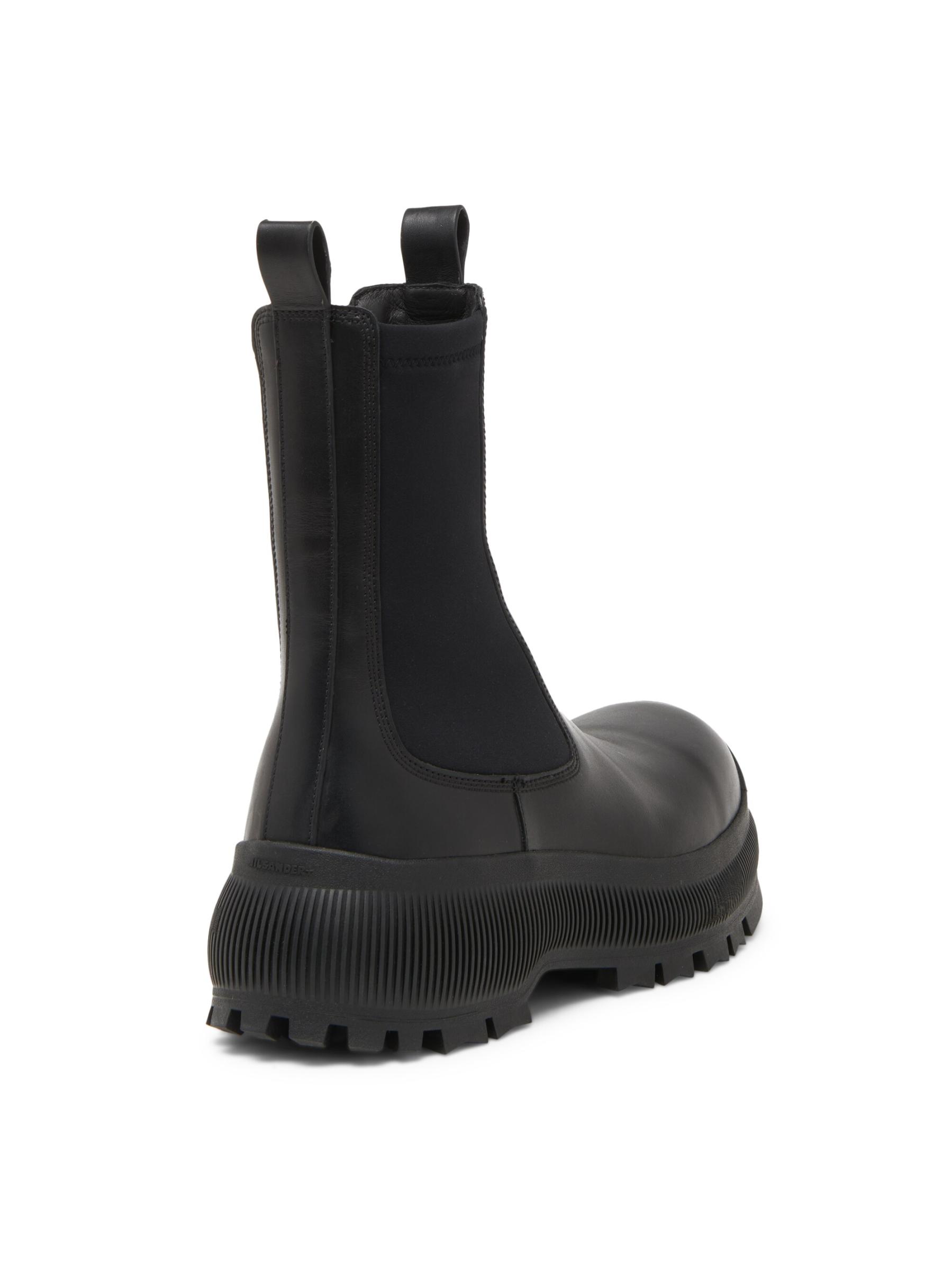 JIL SANDER レザー アンクルブーツ SALE☆JIL SANDER レザー製 ファスナー付きアンクルブーツ 詳