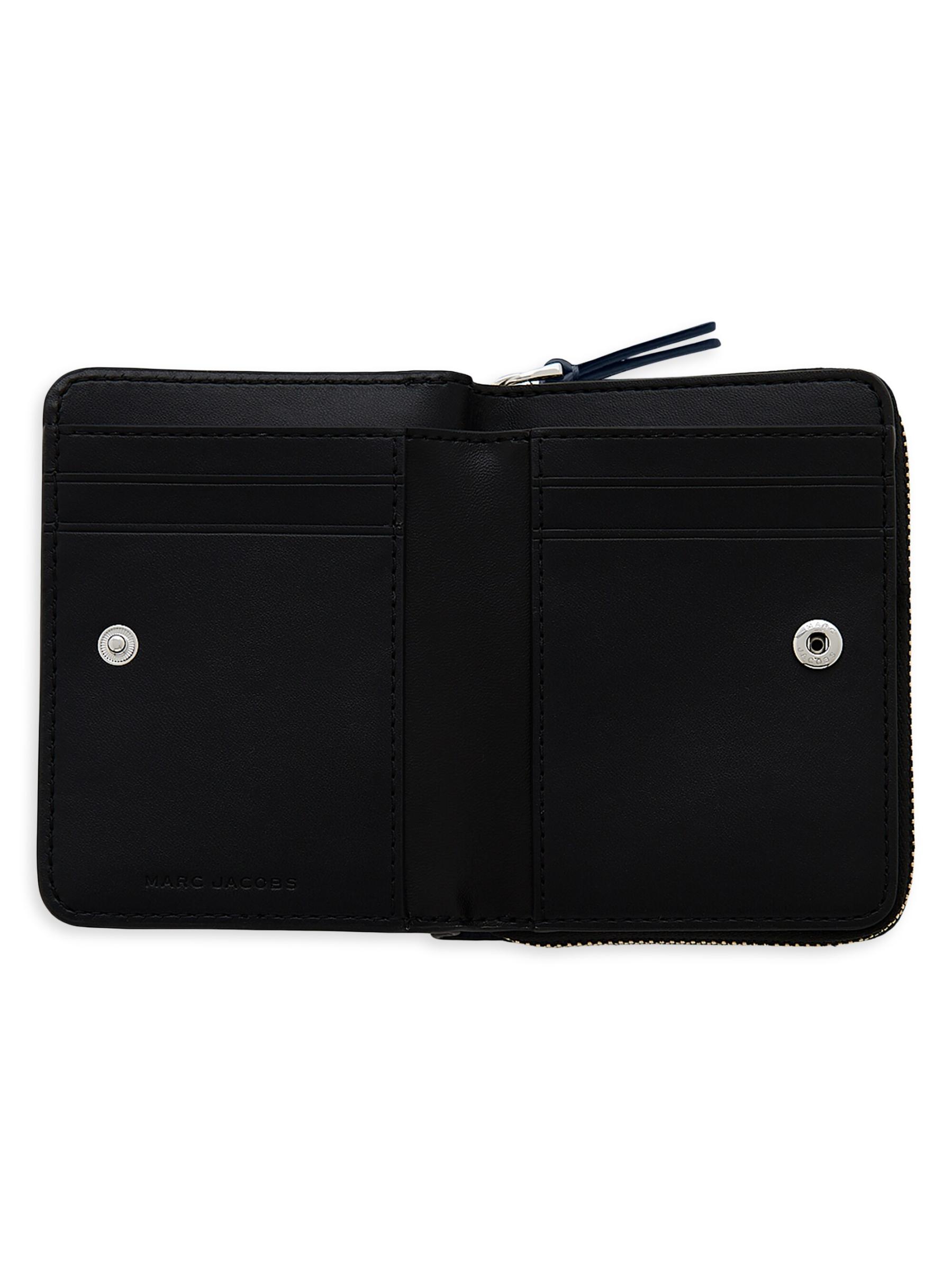 ☆MARC JACOBS ミニレザーコンパクトウォレット MARC JACOBS 財布 THE LEATHER MINI COMPACT WALLET/ザ レザー