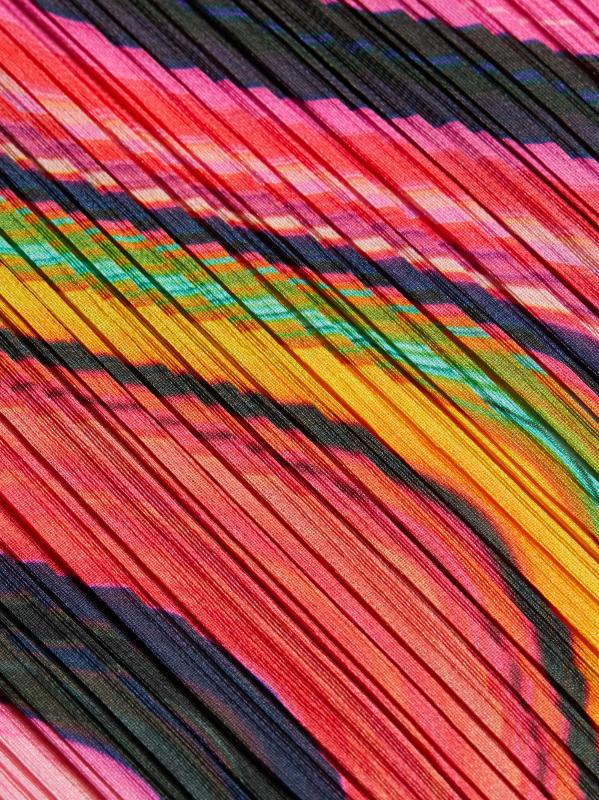 Pleats Please Issey Miyake - ワープ・プリーツ・ストライプ・トップ