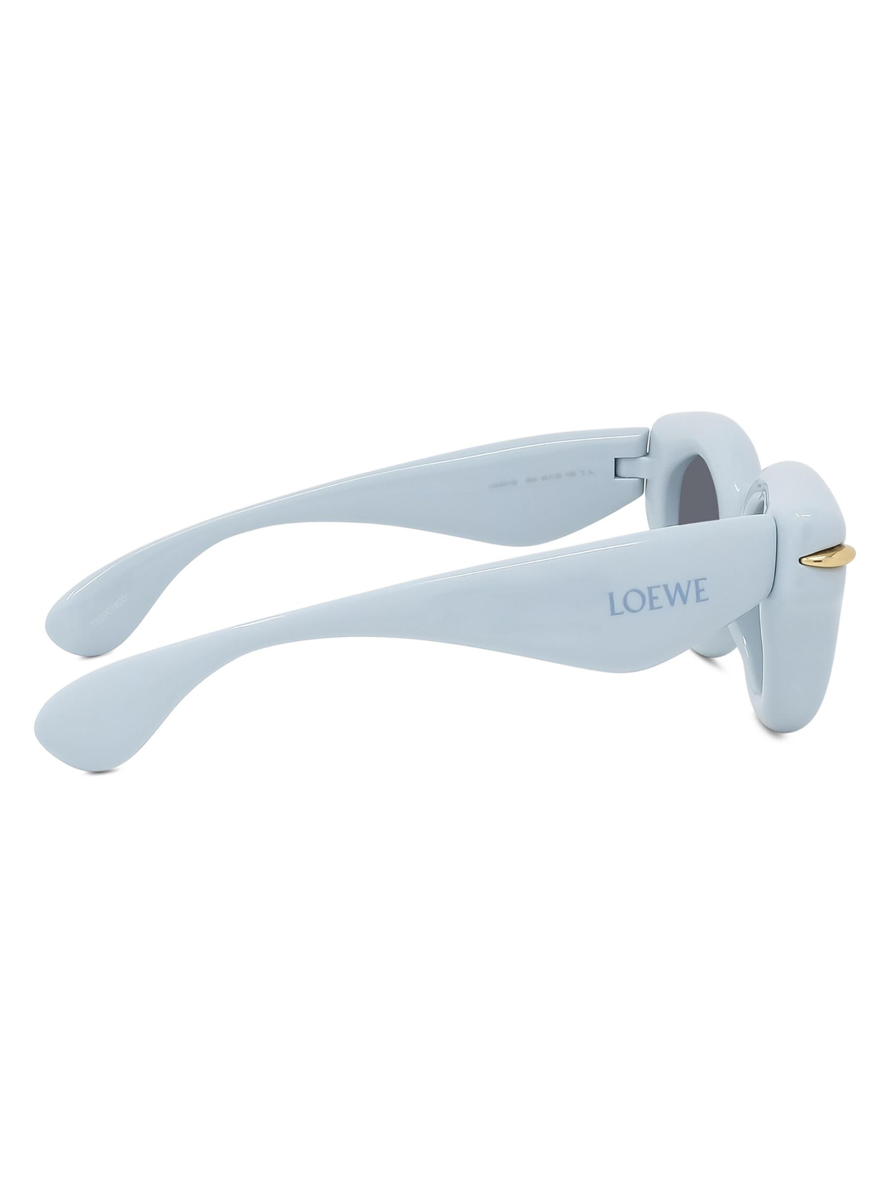 【LOEWE】アルファ スリム サングラス★シャンパン クリア Alpha Slim sunglasses Gold - LOEWE