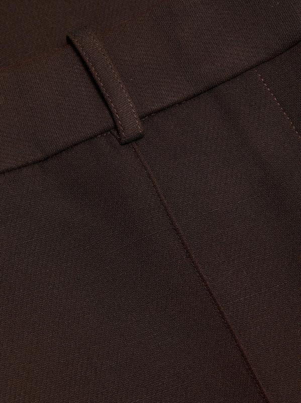 #6: بنطال وايت من الصوف والحرير - موكا