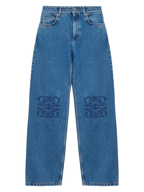 بنطال جينز فضفاض من أنغرام