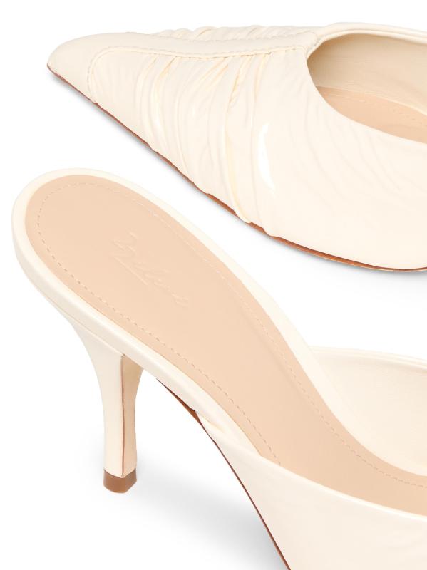 #6: بغال من الجلد اللامع مقاس 85 مم - عاجيي