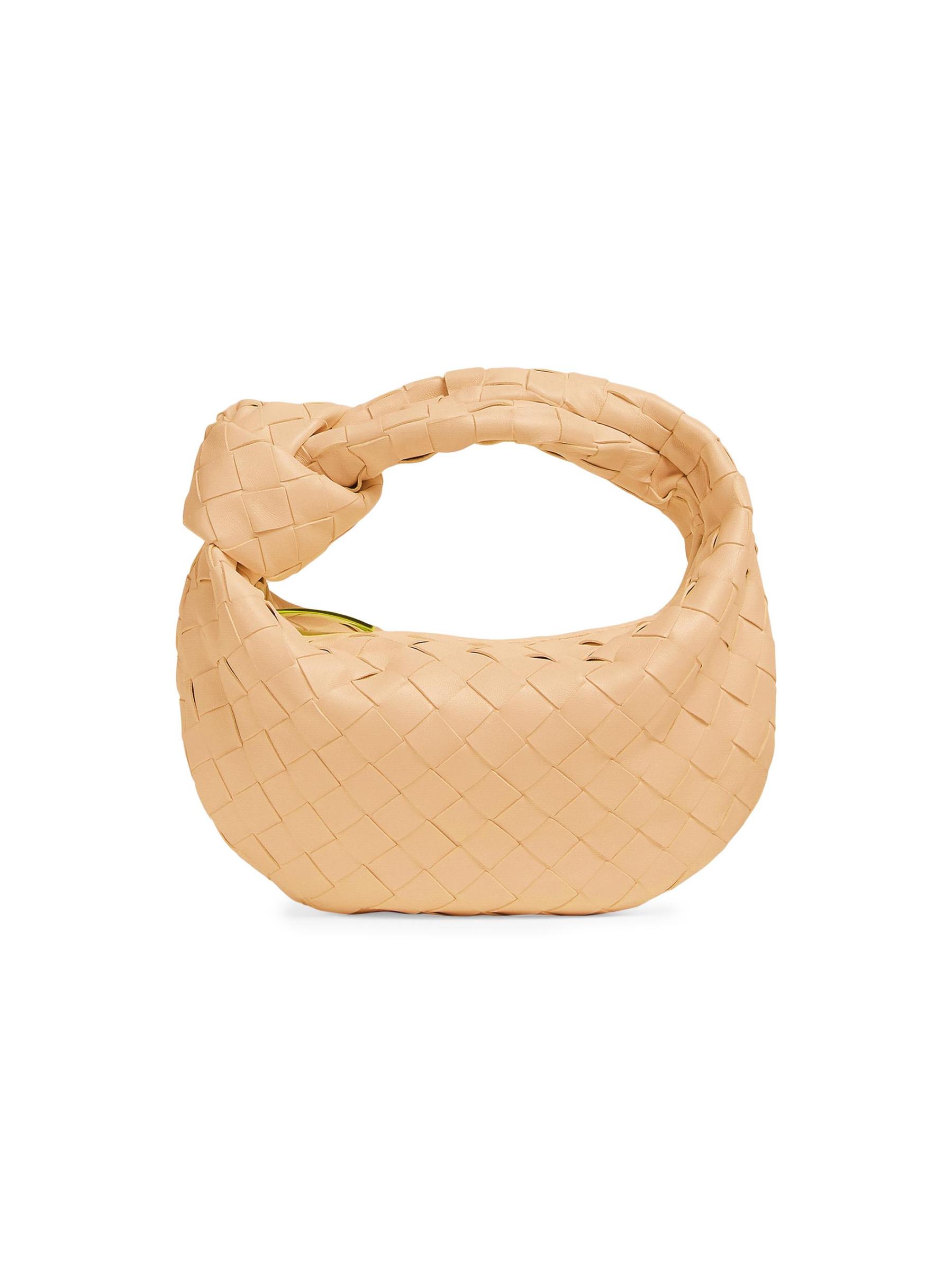 Shop Bottega Veneta - Mini Jodie Intrecciato Leather Bag