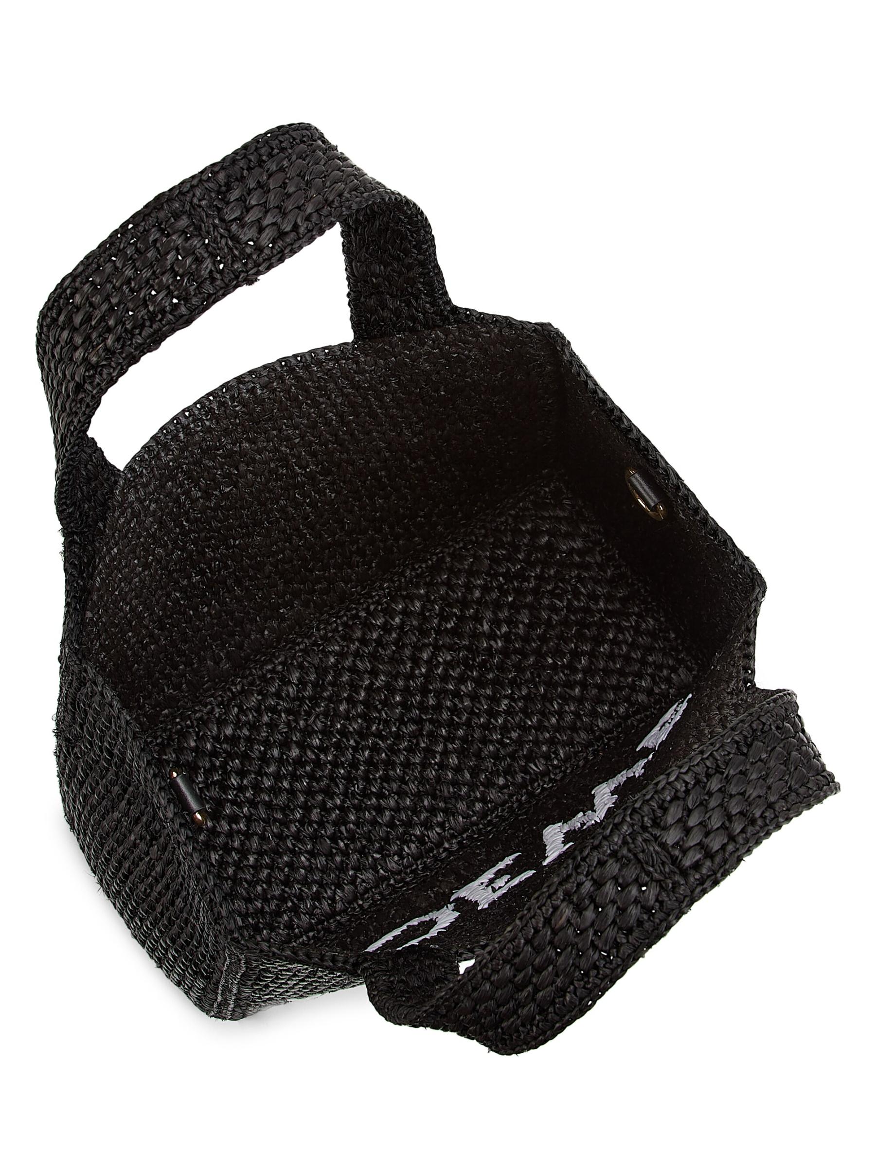 Shop Loewe - LOEWE x Paula's Ibiza Small Logo Raffia Tote