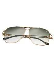 メタルサングラス Ф Vintage Frames Company - スナイパー 54MM 24Kゴールドメッキ