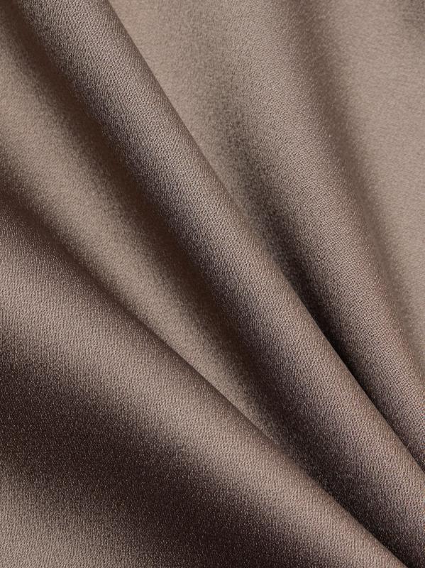 #6: فستان ماكسي من الساتان بخصر متهدئ - رمادي داكن