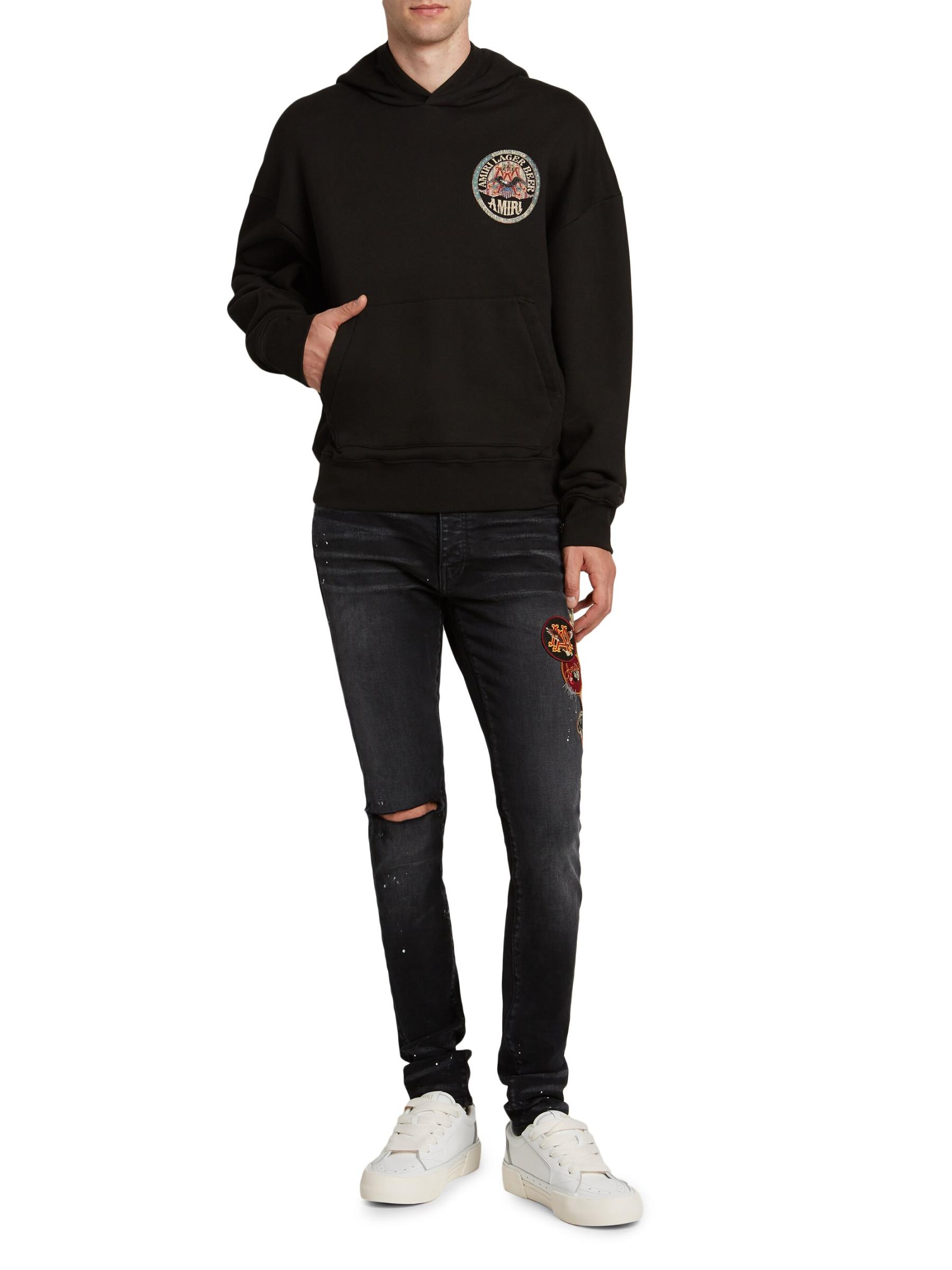 Shop Amiri - Eagle Logo Oversized Hoodie | Saks Fifth Avenue