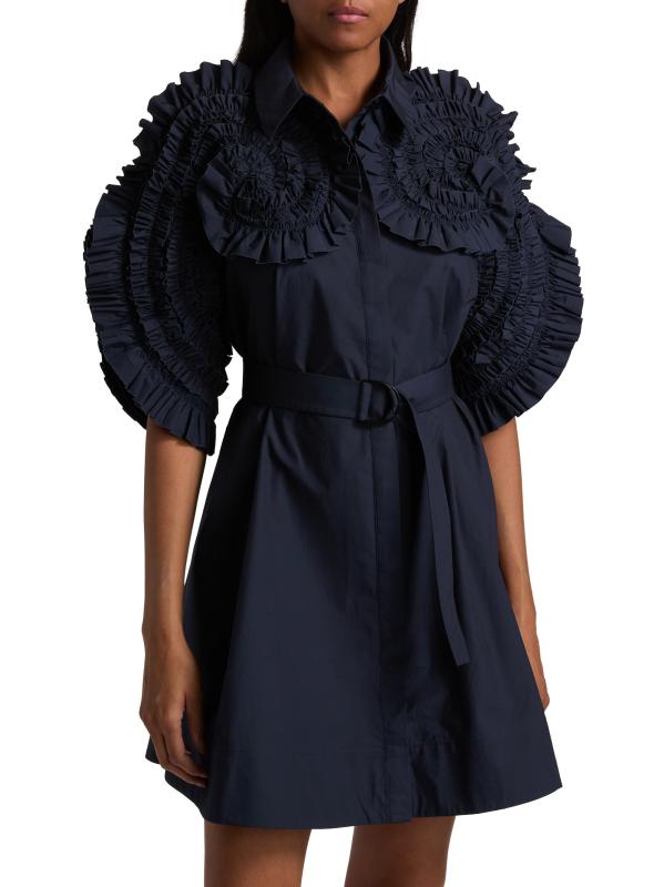 #2: قميص جيدني سبيرال مكشكش صغير - الياقوت العميق