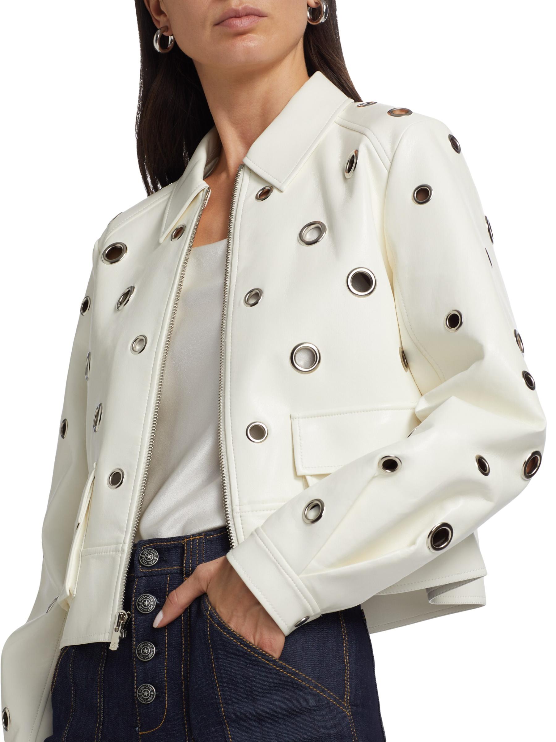 Harriet Faux-Leather Jacket