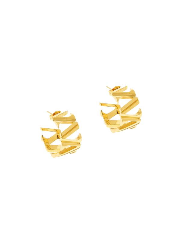 ヴェルサーチ フープピアス ピアス アクセサリー フープ イヤリング ヴェルサーチェ ロゴ | VERSACE JP