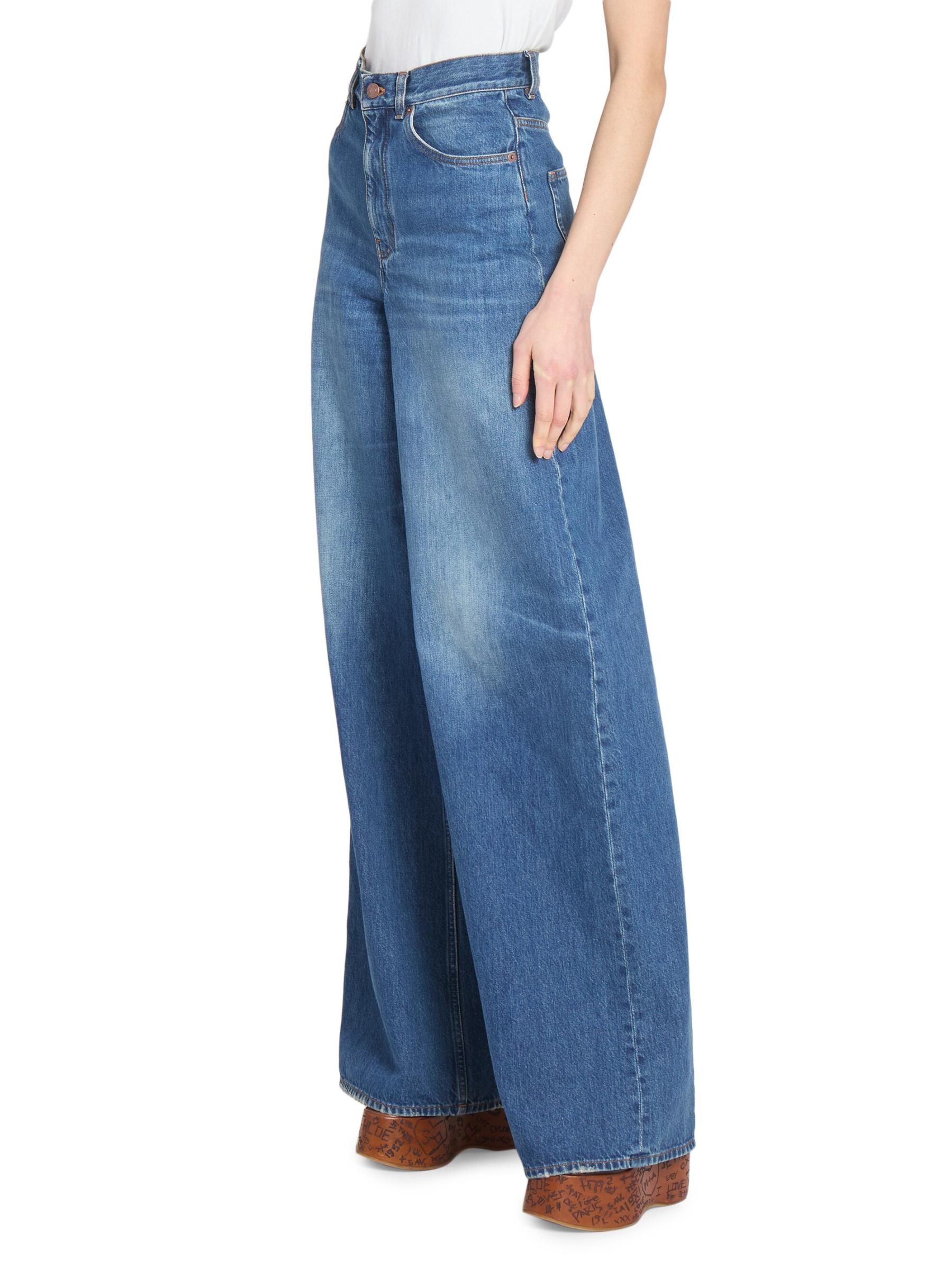 Chloe★クロエ ハイライズ ワイドレッグジーンズ Chloé - ハイライズ ワイドレッグ ジーンズ をオンライン購入