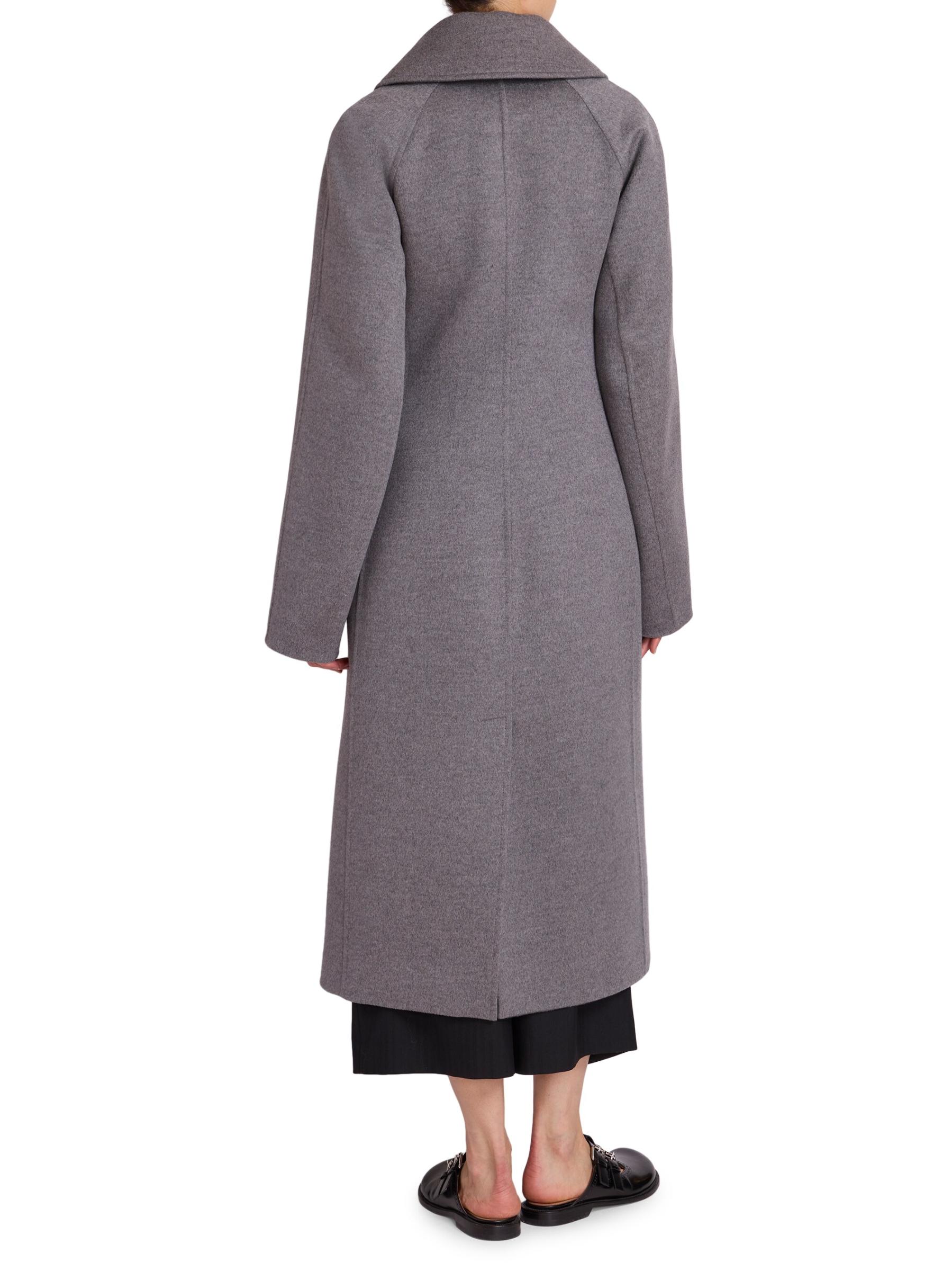 【関税&送料込】Loewe Wool And Cashmere Long Coat Wool coat in yellow - Loewe | Mytheresa