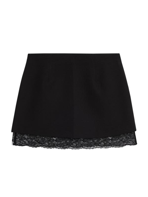 Leland Lace Combo Miniskirt