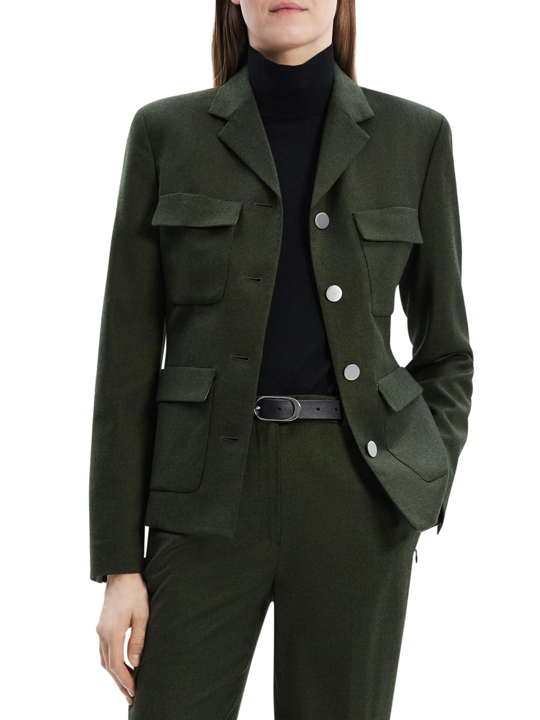 Shop Theory - Wool Military Jacket | Saks Fifth Avenue
