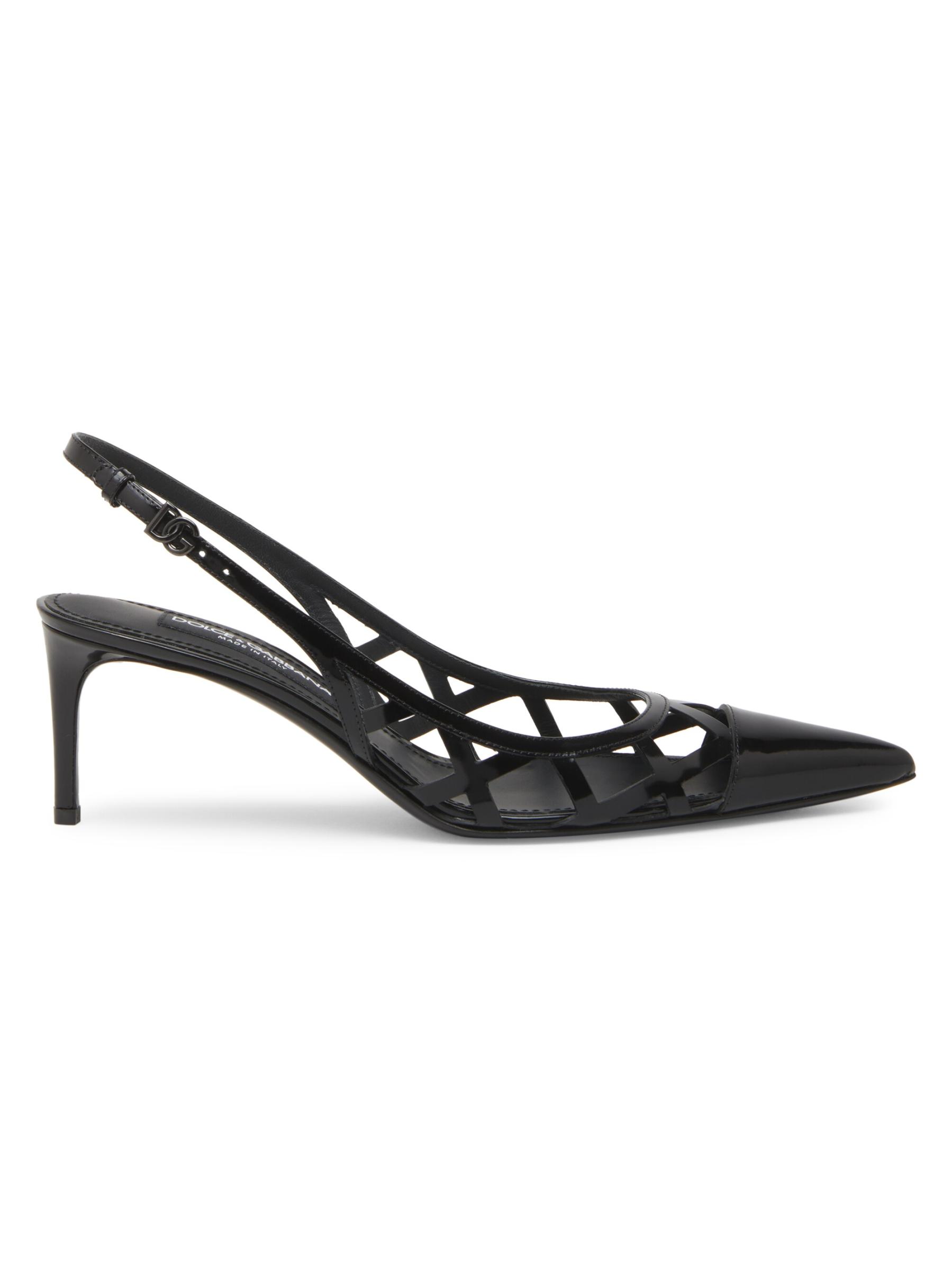 【DOLCE & GABBANA】ロッロ スリングバック パンプス DOLCE & GABBANA】ロッロ スリングバック パンプス (Dolce