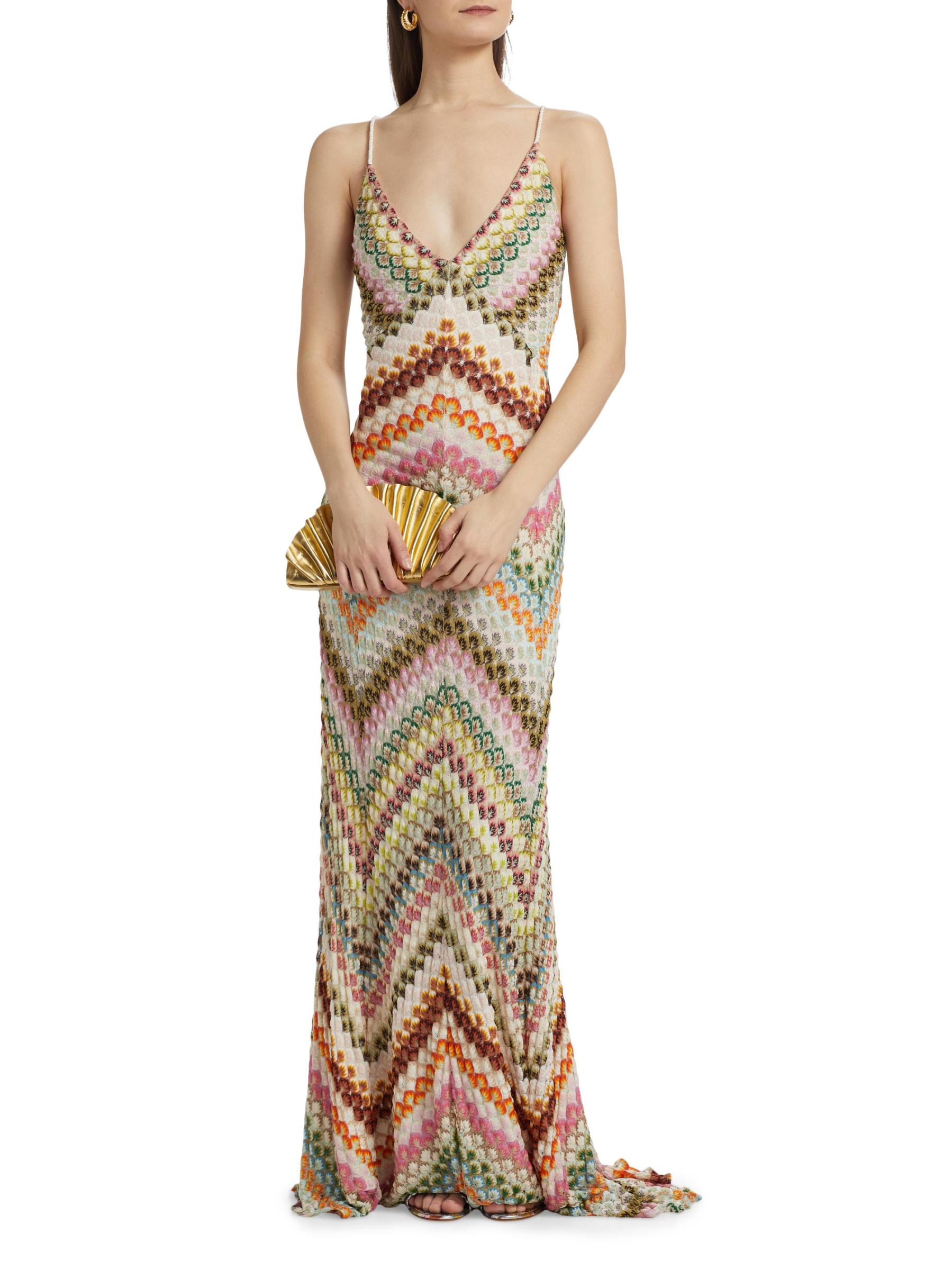 Shop Missoni - Raschel Lace Chevron Maxi Dress | Saks Fifth Shop Missoni - Raschel Lace Chevron Maxi Dress | Saks Fifth
