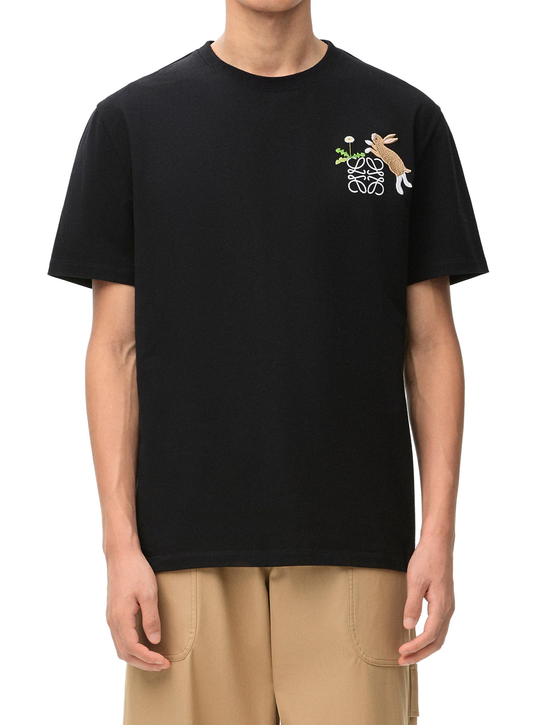 完売のL★SALE★春夏LOEWE x Suna Fujita コレクション★Tシャツ LOEWE x Suna Fujita T-shirt | Black | FARFETCH