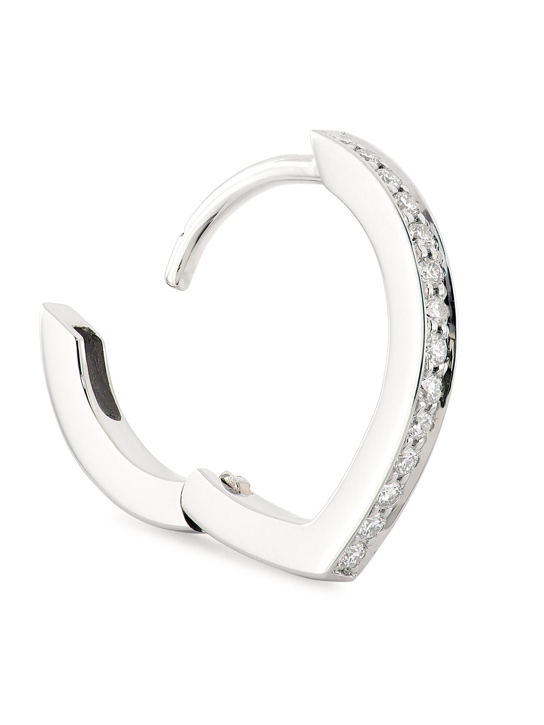 Repossi - Antifer 18Kホワイトゴールド＆ダイヤモンド シングル