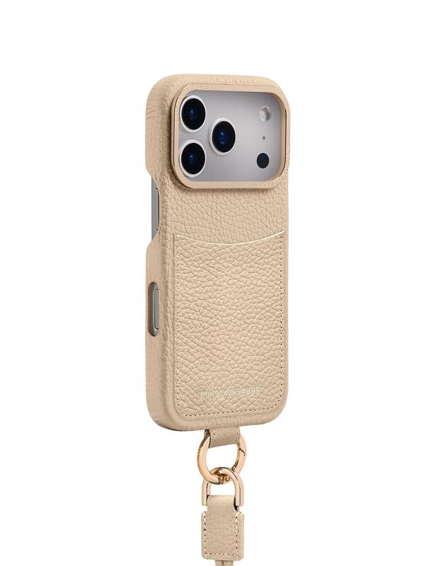 #5: غطاء هاتف سلينج (آيفون 17 برو ماكس) - صحراوي عارية