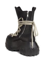 07ss Rick Owens コンバットブーツ ミリタリー Rick Owens Army コンバットブーツ | ブラック | FARFETCH JP