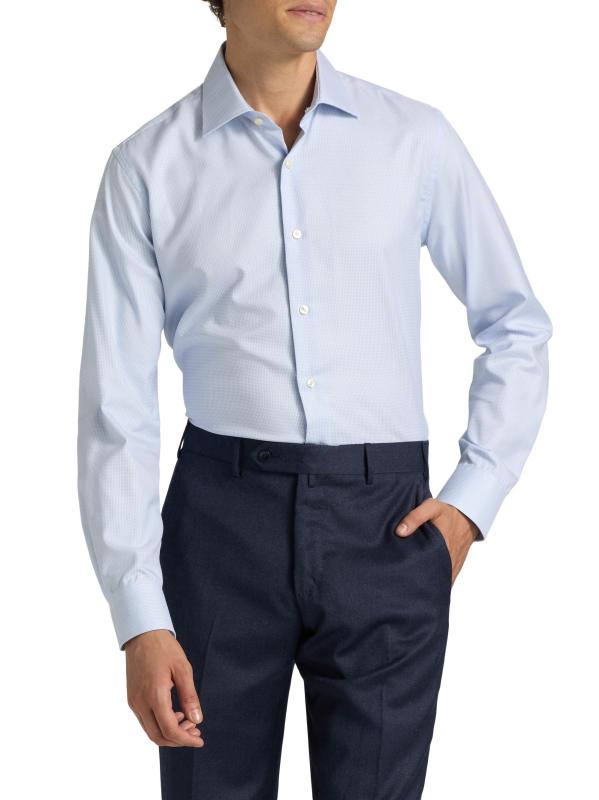 #2: قميص قصير الأكمام من كوليكشن - أزرق فاتح