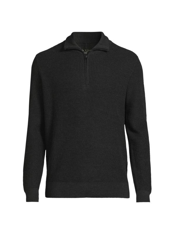 Joel Wool-Blend Half-Zip Sweater