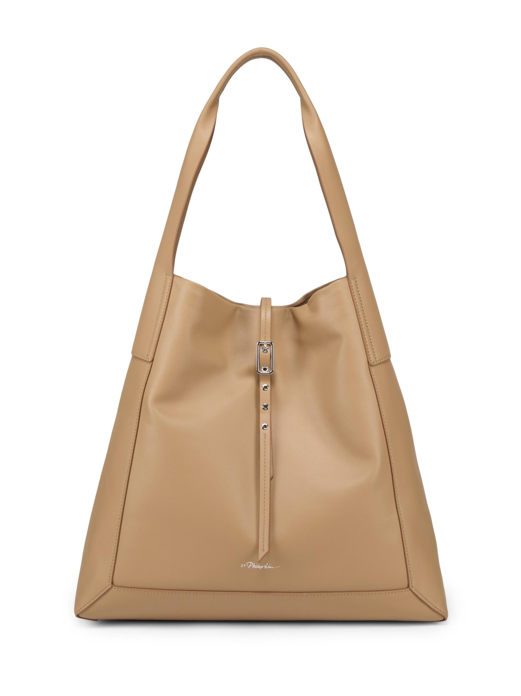 3.1 Phillip Lim ザ・ゴー・ラージ・レザー・2色 3.1 Phillip Lim - ザ・ゴー・ラージ・レザー・ショルダーバッグ